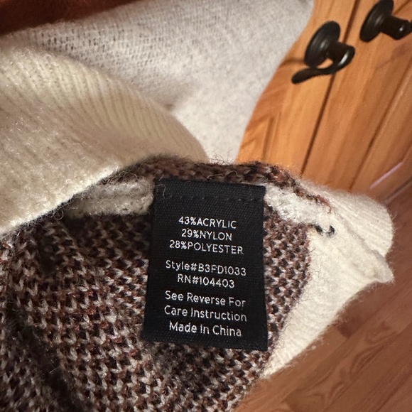 Blu Pepper - Colorblock Sweater Dress - Size Large - Picture 2 of 5